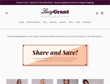 Tablet Screenshot of lucygrant.com